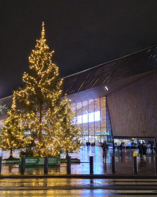 Kerstboom CS Rotterdam 
