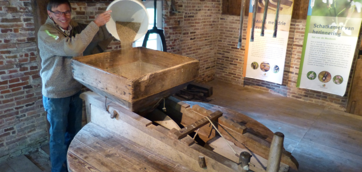 Vrijwillig molenaar molen van Frans